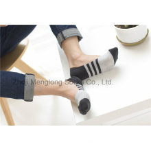 Fashion Men Low Cut Liner Cotton Socks with Sicila Gel Heel